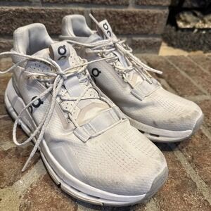 On Cloudnova 2 Sand/Fog Women's Size 7.5 US Athletic Running Shoes Sneakers #811